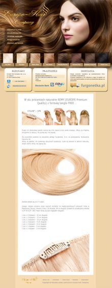 szablon Allegro - włosy
