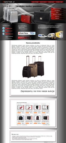 szablon Allegro - walizki, torby i portfele